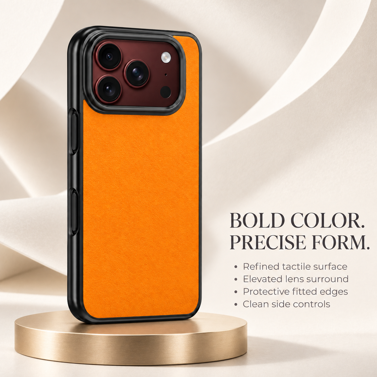 Premium iPhone Case Vegan Leather Sheepskin Texture Business Matte Foldable Shockproof Anti Scratch Non Slip Full Protection Slim Protective Cover Case