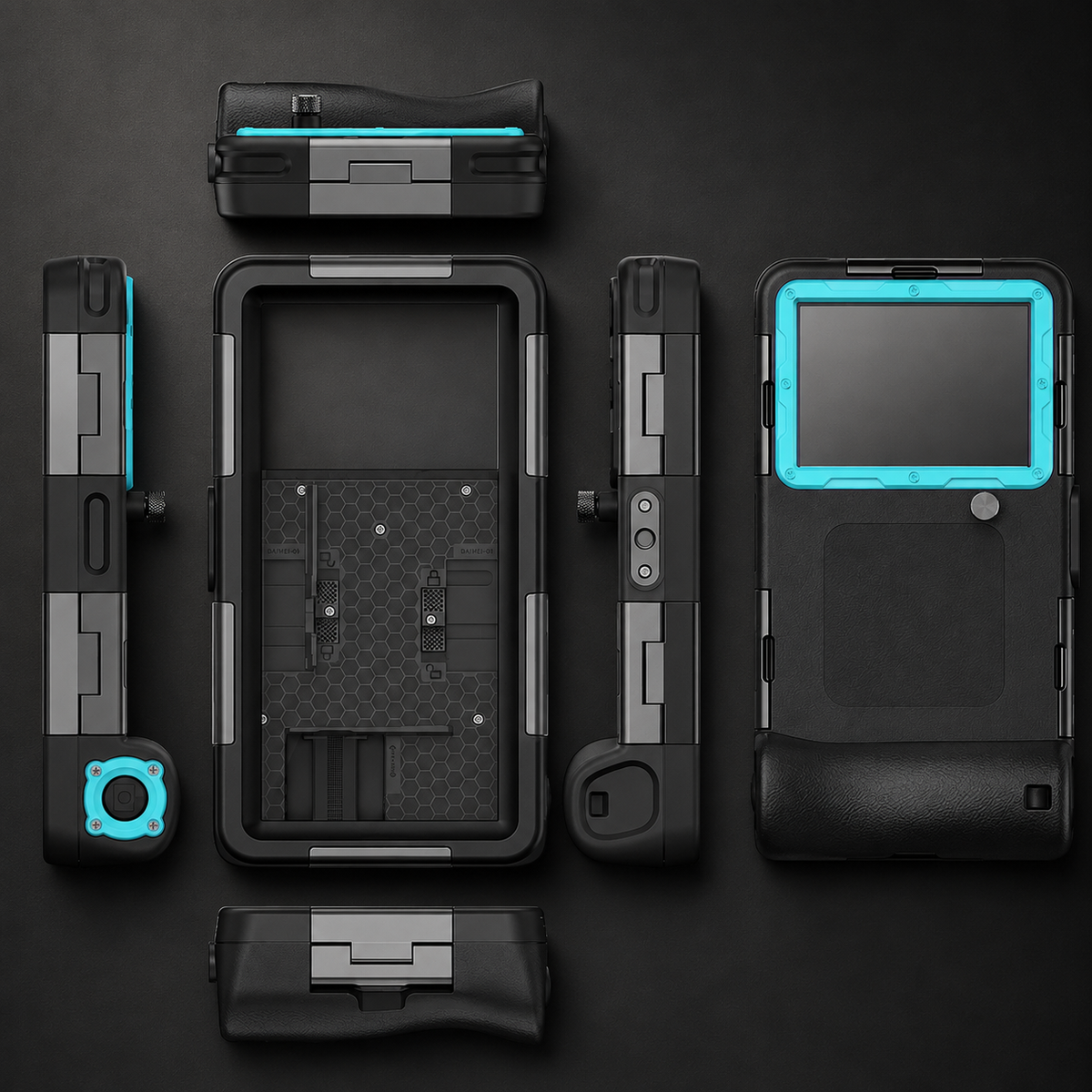 Premium iPhone Case Waterproof Diving Pouch IP68 Underwater Protective Cover Shockproof PC TPU Anti Scratch Lanyard Full Coverage Swimming Photography