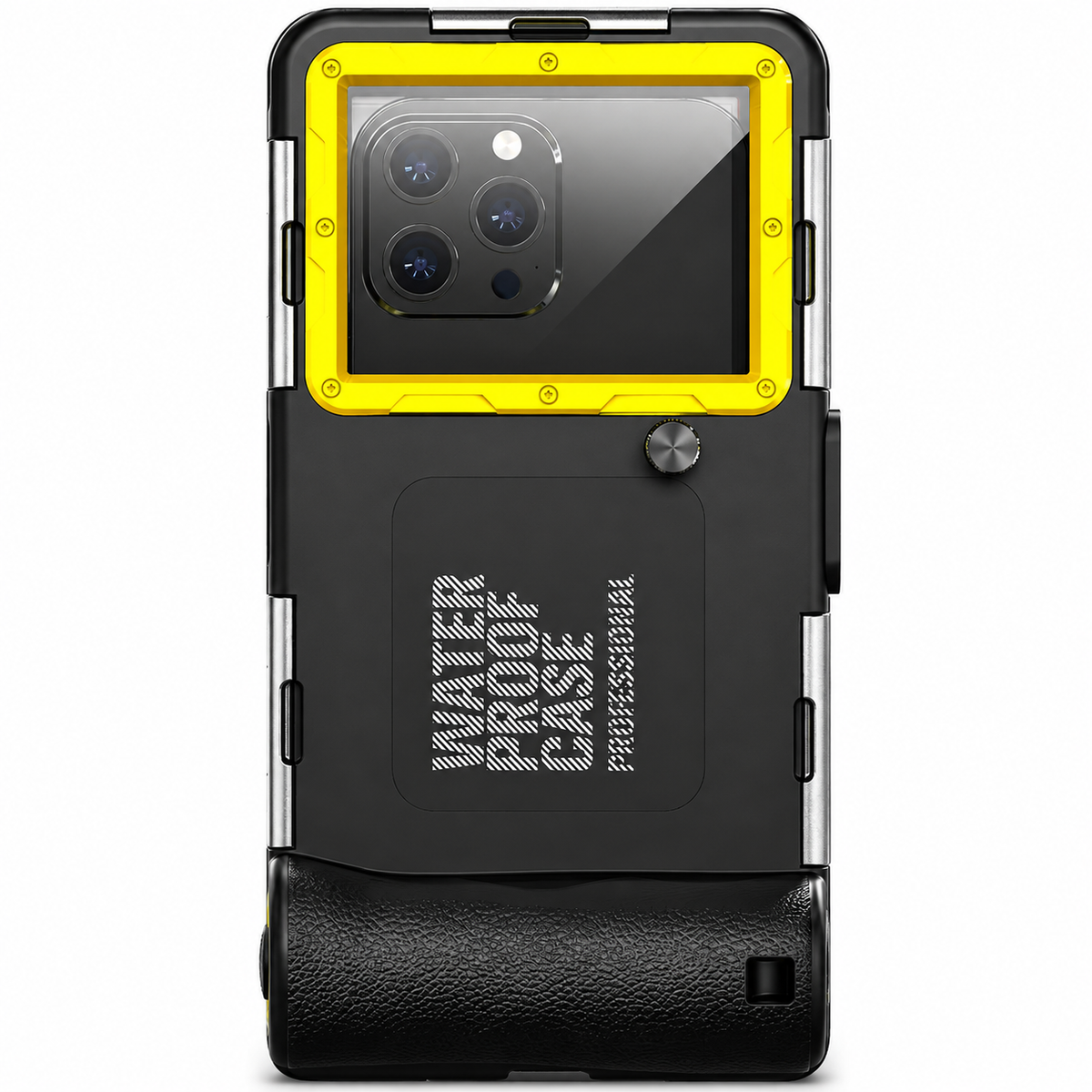 Premium iPhone Case Waterproof Diving Pouch IP68 Underwater Protective Cover Shockproof PC TPU Anti Scratch Lanyard Full Coverage Swimming Photography