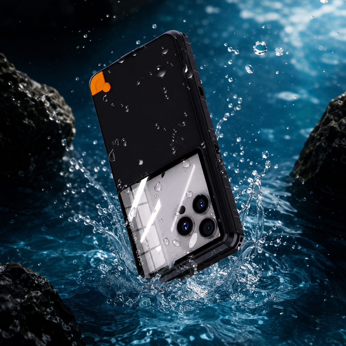Premium iPhone Case Waterproof Shockproof Protective Cover IP68 Full Body Sealed Design Dustproof Underwater Protection Outdoor Slim Durable Design