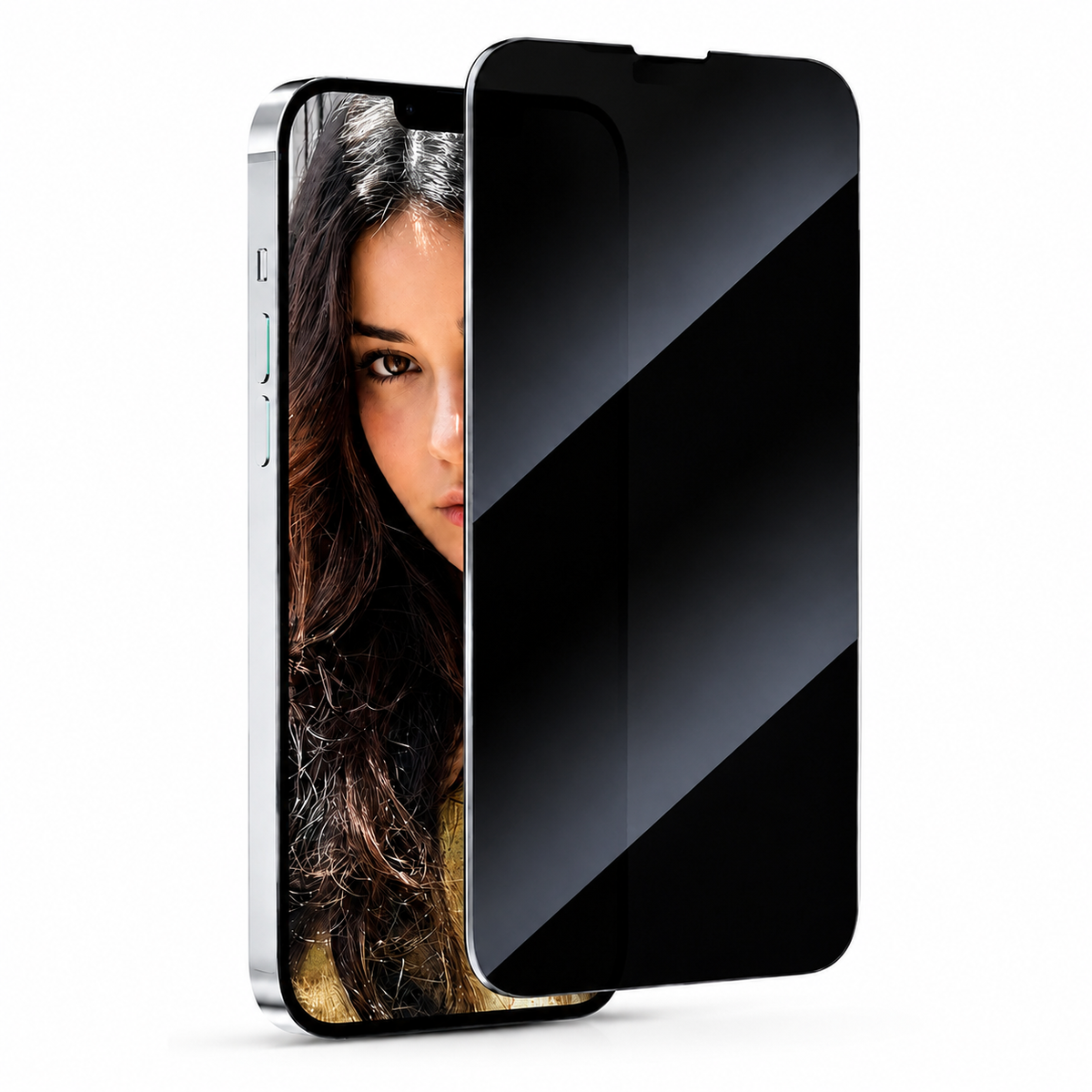 Premium iPhone Privacy Screen Protector Tempered Glass Anti Spy Full Coverage Anti Fingerprint Scratch Resistant Ultra Thin Case Friendly