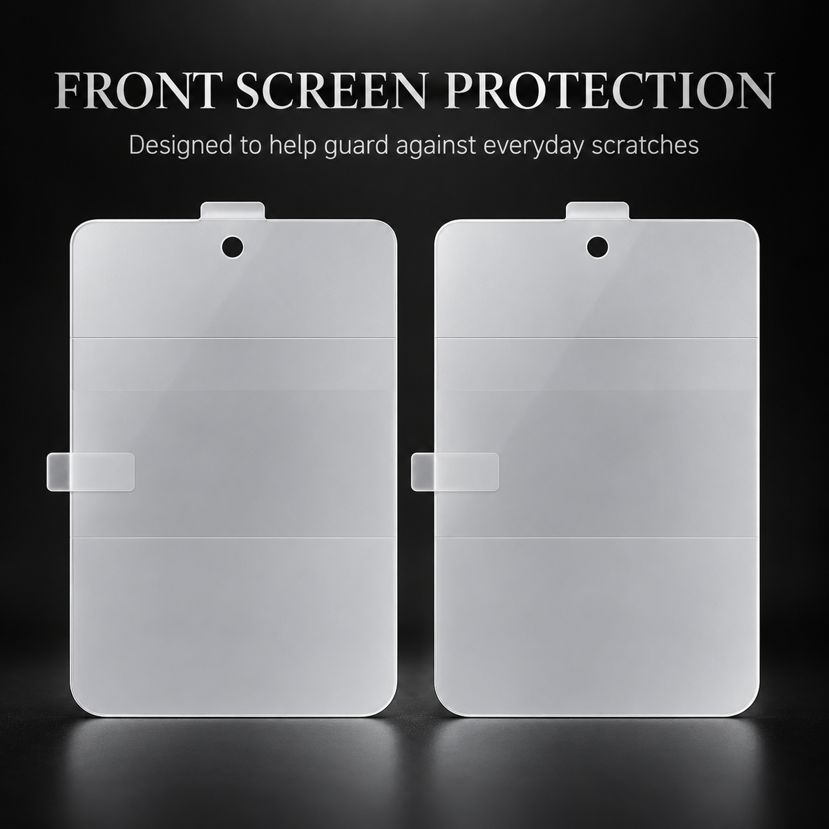Premium iPhone Screen Protector 6in1 Hydrogel Film HD Inner Outer Rear Soft TPU Anti Shatter Clear Full Coverage Protective Film Set for Foldable