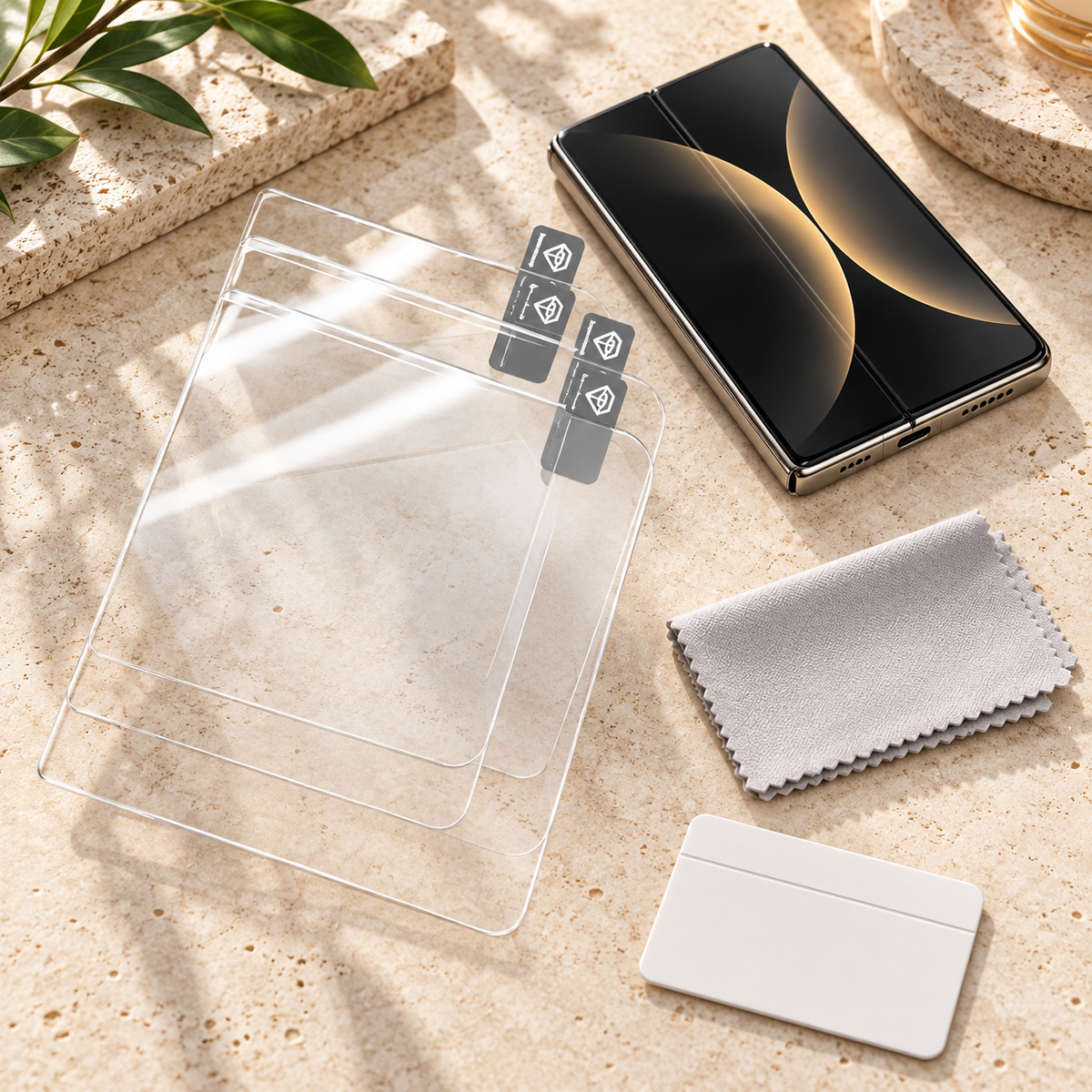 Premium iPhone Screen Protector Tempered Glass 9H HD Clear Anti Fingerprint Scratch Resistant Anti Shatter AR Film 3D Coverage Compatible with iPhones