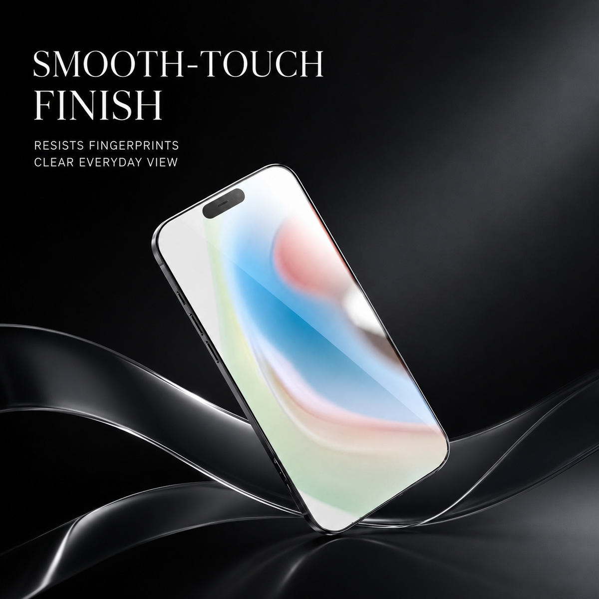 Premium iPhone Screen Protector Tempered Glass HD Clear Anti Fingerprint Scratch Resistant Bubble Free Ultra Thin Shatter Resistant Case Friendly