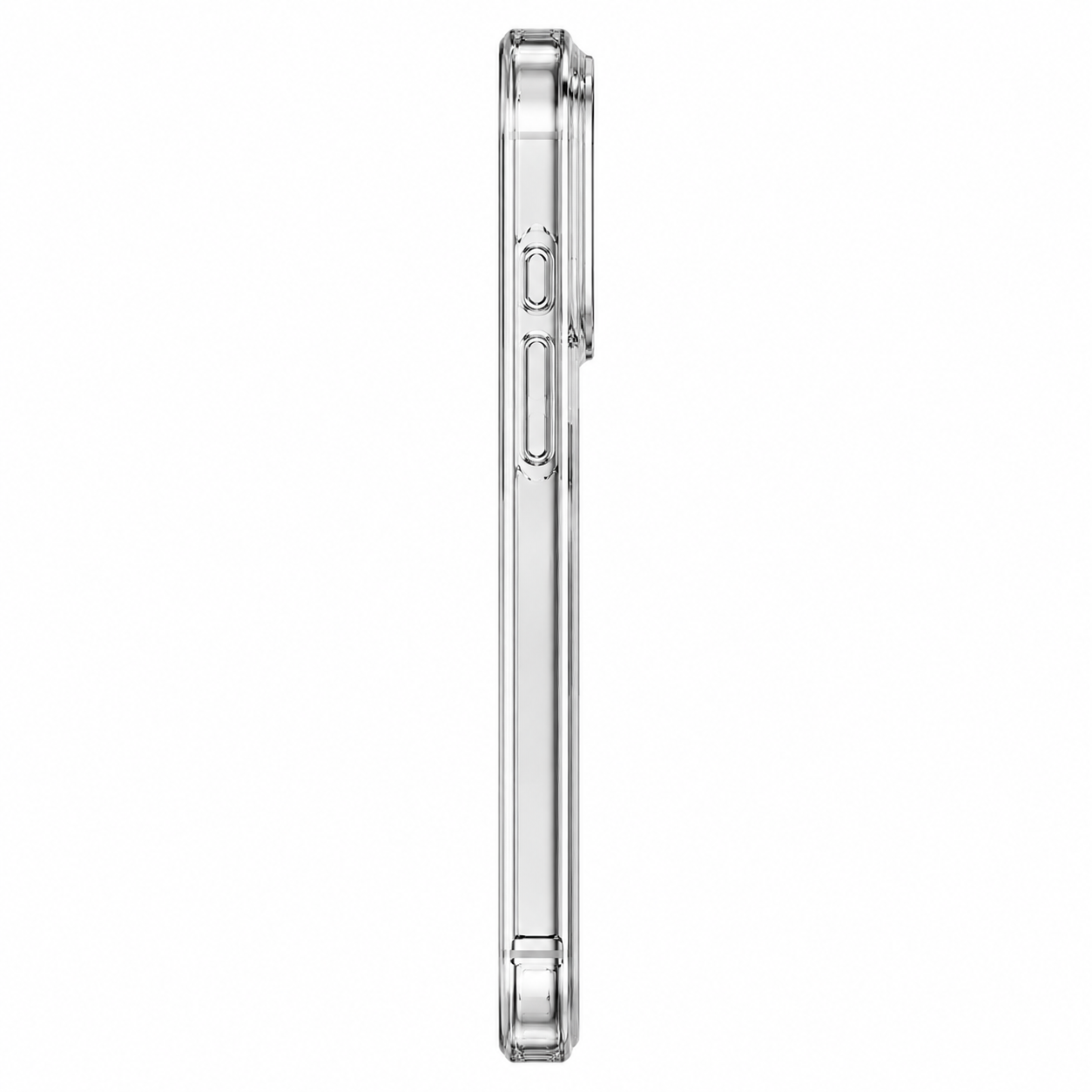 Transparent Magnetic Protective Case with Raised Edges & Precise Cutouts