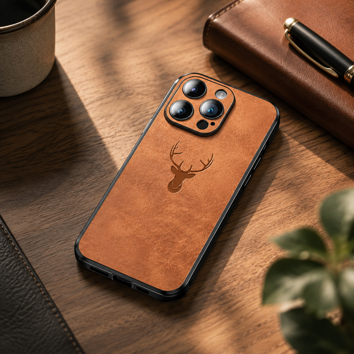 Luxury iPhone Case MagSafe Compatible Leather Texture Silicone Shockproof Protective Cover Camera Lens Protection Slim Bumper Anti Scratch Soft Grip