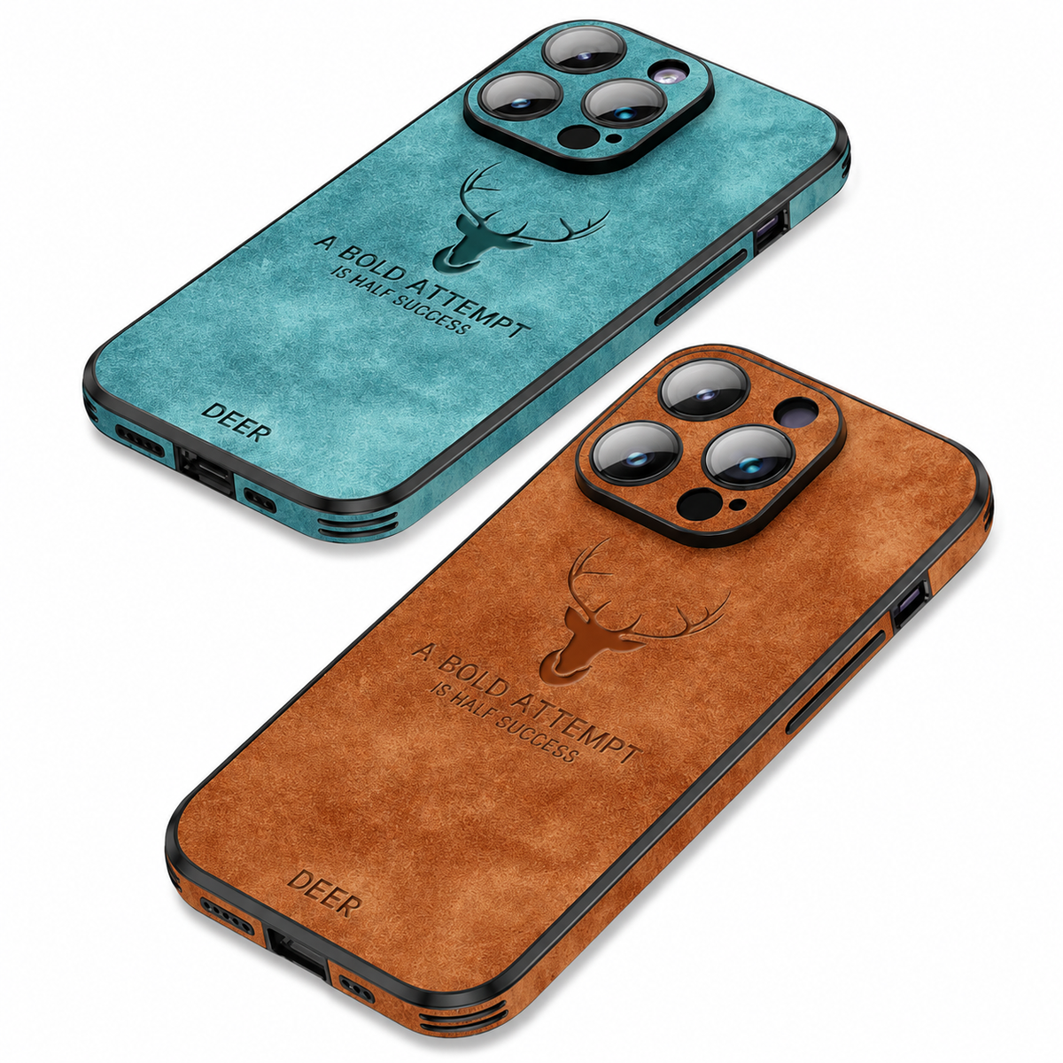 Luxury iPhone Case MagSafe Compatible Leather Texture Silicone Shockproof Protective Cover Camera Lens Protection Slim Bumper Anti Scratch Soft Grip