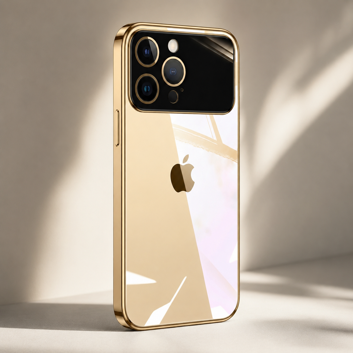 Luxury iPhone Case MagSafe Compatible Transparent Tempered Glass Shockproof Protective Cover Silicone Bumper Camera Lens Protection Ultra Thin Clear