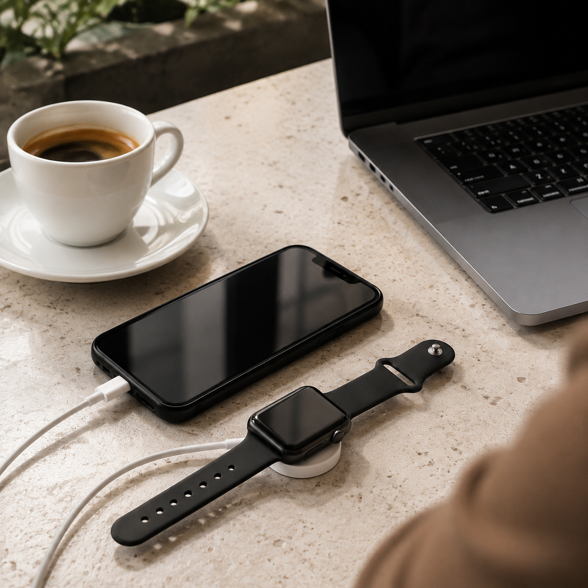 Premium 2 in 1 Magnetic Wireless Charger Cable USB A Fast Charging Cord Smart Chip Protection Magnetic Charging Cable Portable Compatible with iPhone