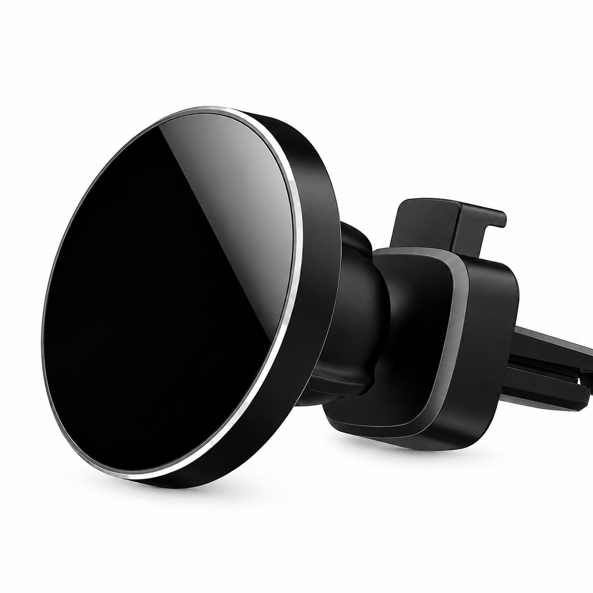 Premium 30W Magnetic Wireless Car Charger Fast Charging Phone Holder Dashboard Air Vent Mount 360 Rotation Smart Chip Anti Slip Compatible with iPhone