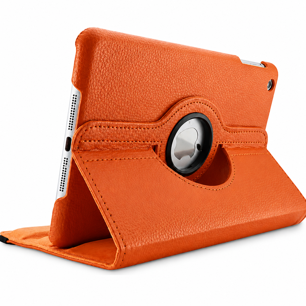 Premium 360 Rotating PU Leather iPad Case Smart Cover Auto Sleep Wake Shockproof Stand Multi Angle Tablet Protective Case Compatible with iPad