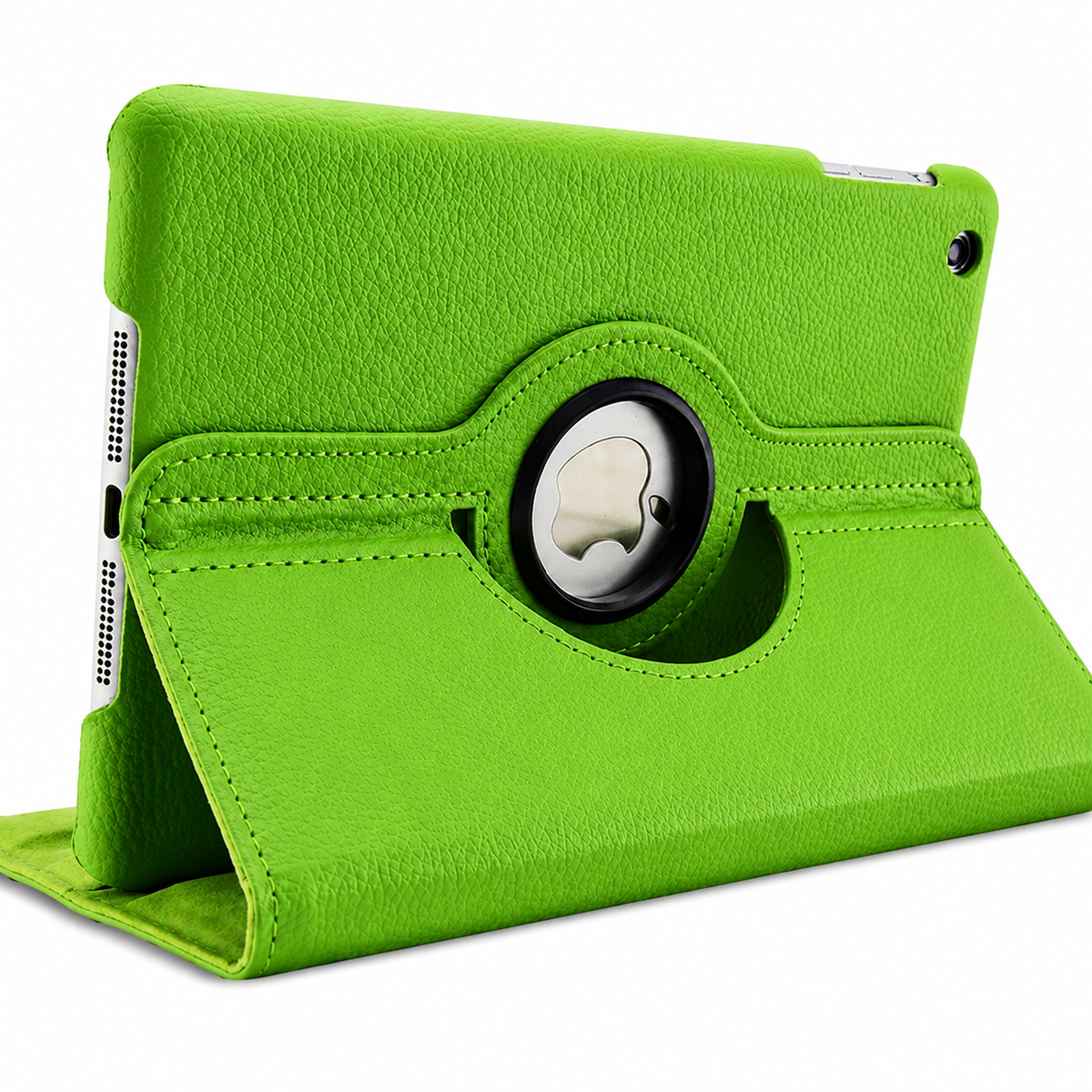 Premium 360 Rotating PU Leather iPad Case Smart Cover Auto Sleep Wake Shockproof Stand Multi Angle Tablet Protective Case Compatible with iPad