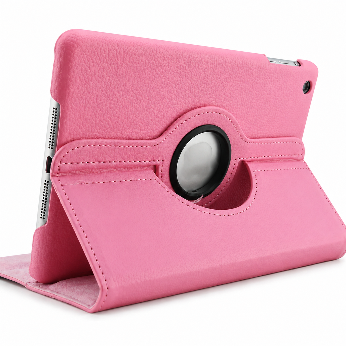 Premium 360 Rotating PU Leather iPad Case Smart Cover Auto Sleep Wake Shockproof Stand Multi Angle Tablet Protective Case Compatible with iPad