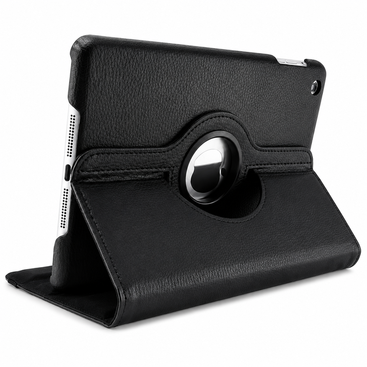 Premium 360 Rotating PU Leather iPad Case Smart Cover Auto Sleep Wake Shockproof Stand Multi Angle Tablet Protective Case Compatible with iPad