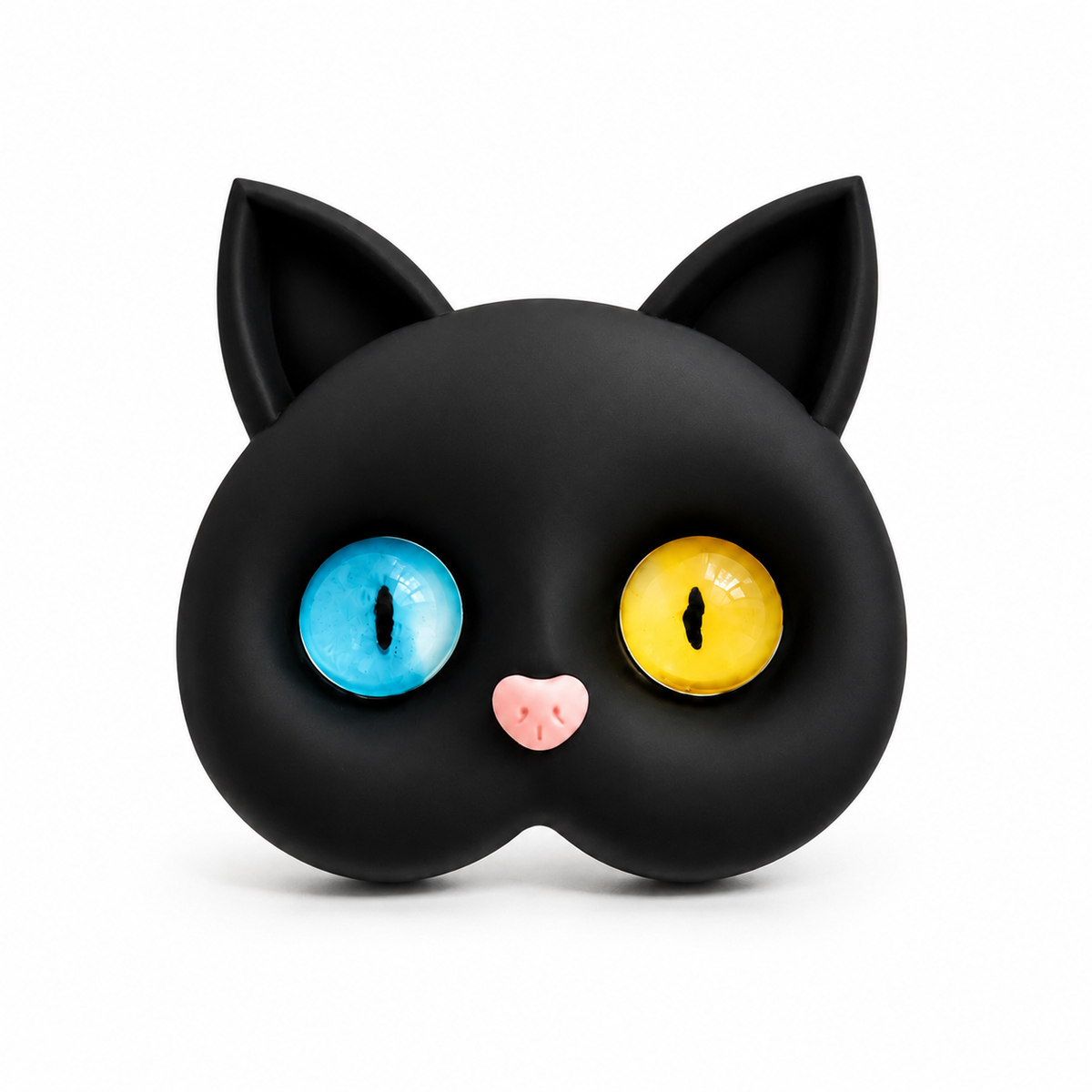 Premium 3D Cat Phone Grip Holder Korean INS Style Air Cushion Finger Ring Stand Foldable Rotating Anti Drop Smartphone Accessory Compatible with iPhone