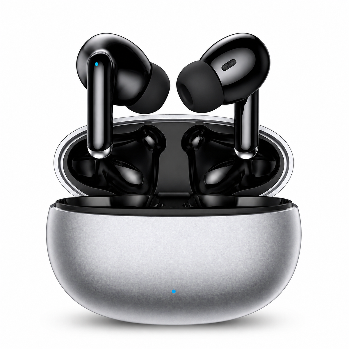 Premium Bluetooth 5.3 Wireless Earbuds Stereo In Ear Headphones Clear Microphone Sport Fit Low Latency Charging Case TWS Compatible with iPhone