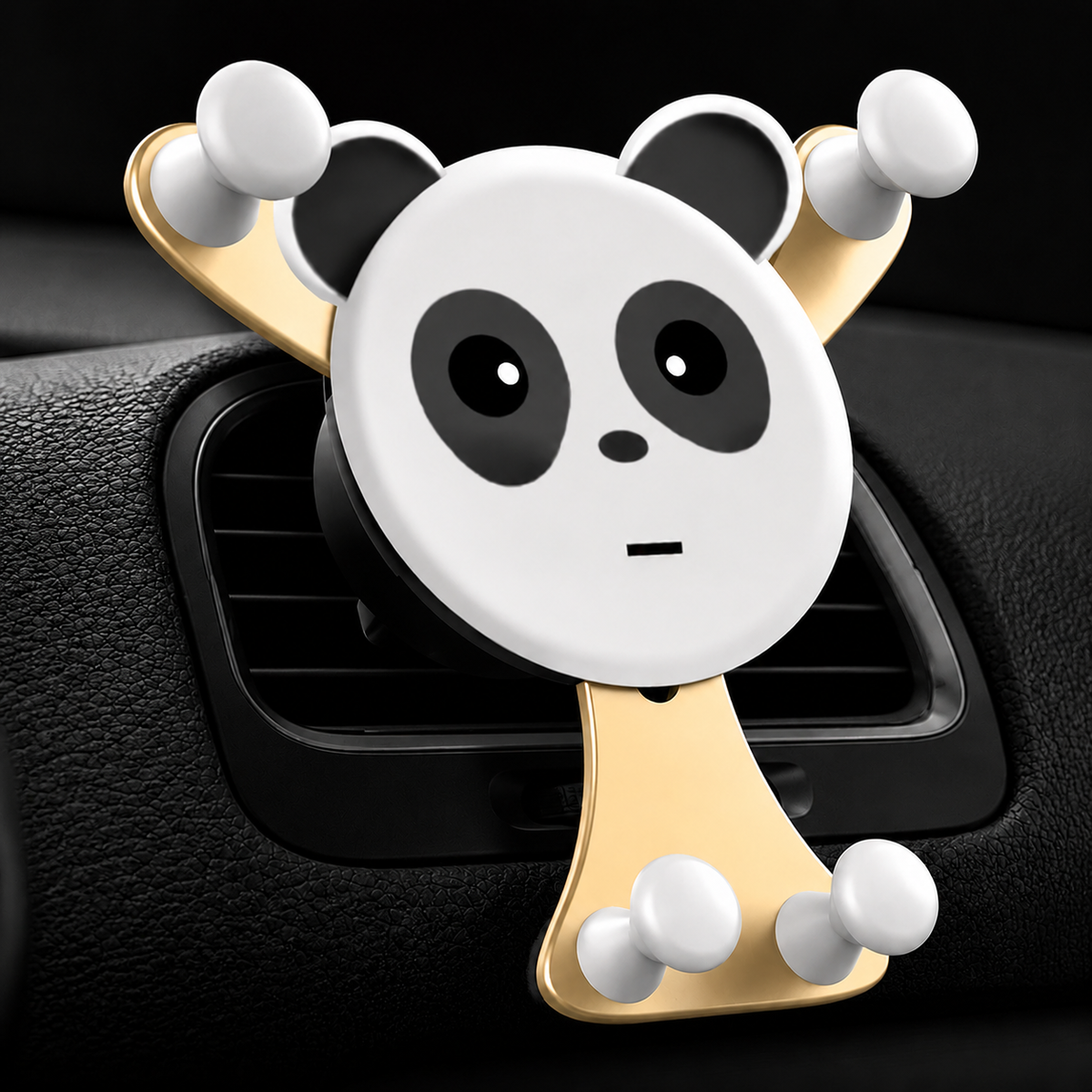 Premium Gravity Car Phone Holder Auto Lock Air Vent Mount Hands Free Smartphone Stand Anti Slip GPS Car Mount Adjustable Stable Compatible with iPhone