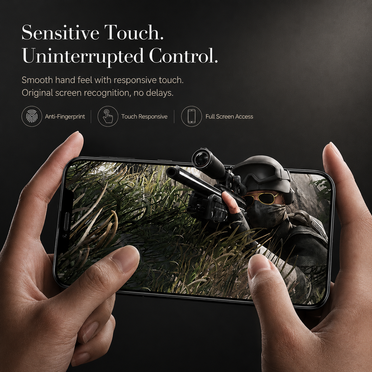 Premium Hydrogel Screen Protector Flexible Full Cover Protective Film Scratch Resistant Smooth Touch Impact Protection Compatible with iPhone