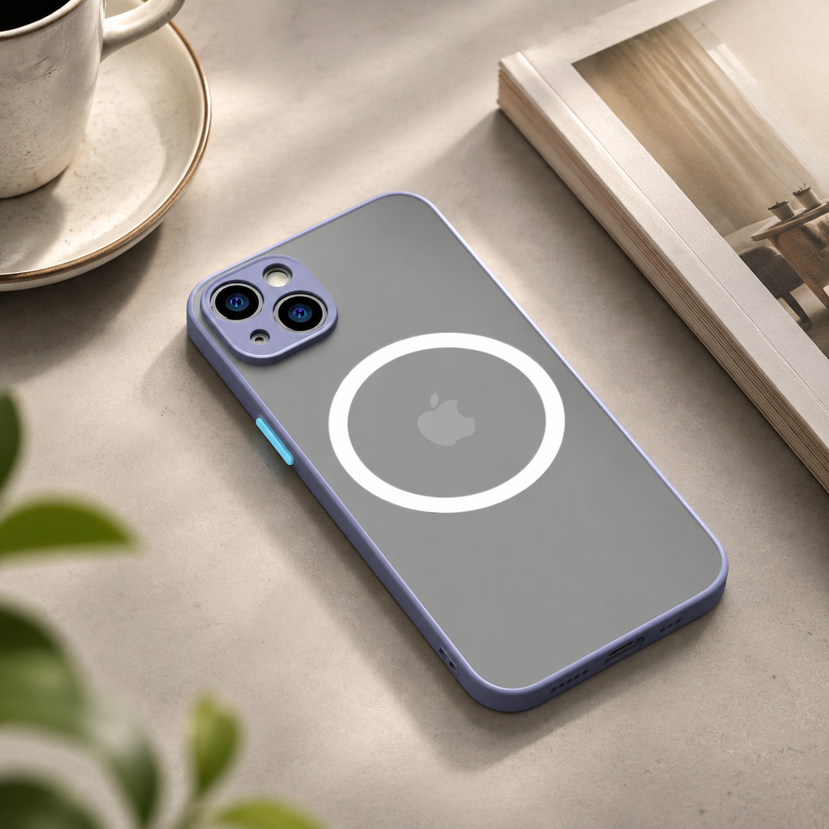 Premium Luxury MagSafe Compatible iPhone Case – Matte Shockproof Protective Cover with Camera Lens Protection, Slim Magnetic Design & Secure Grip