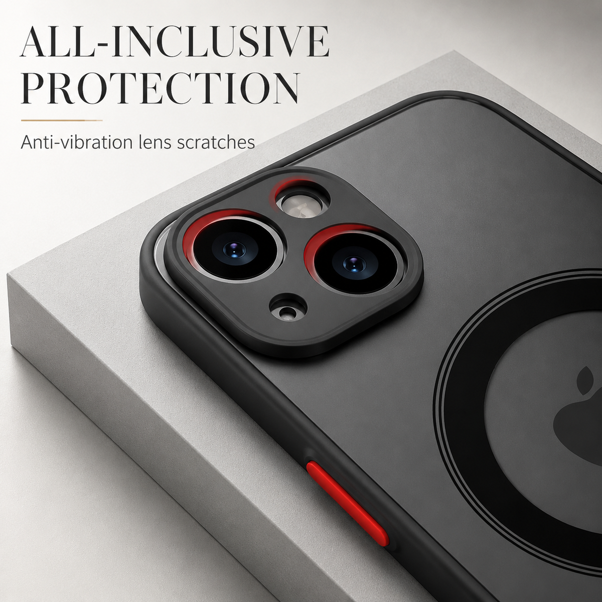 Premium Luxury MagSafe Compatible iPhone Case – Matte Shockproof Protective Cover with Camera Lens Protection, Slim Magnetic Design & Secure Grip