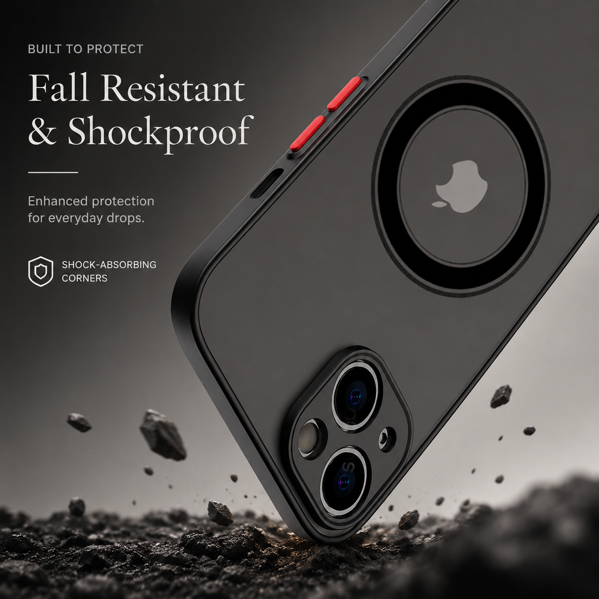 Premium Luxury MagSafe Compatible iPhone Case – Matte Shockproof Protective Cover with Camera Lens Protection, Slim Magnetic Design & Secure Grip