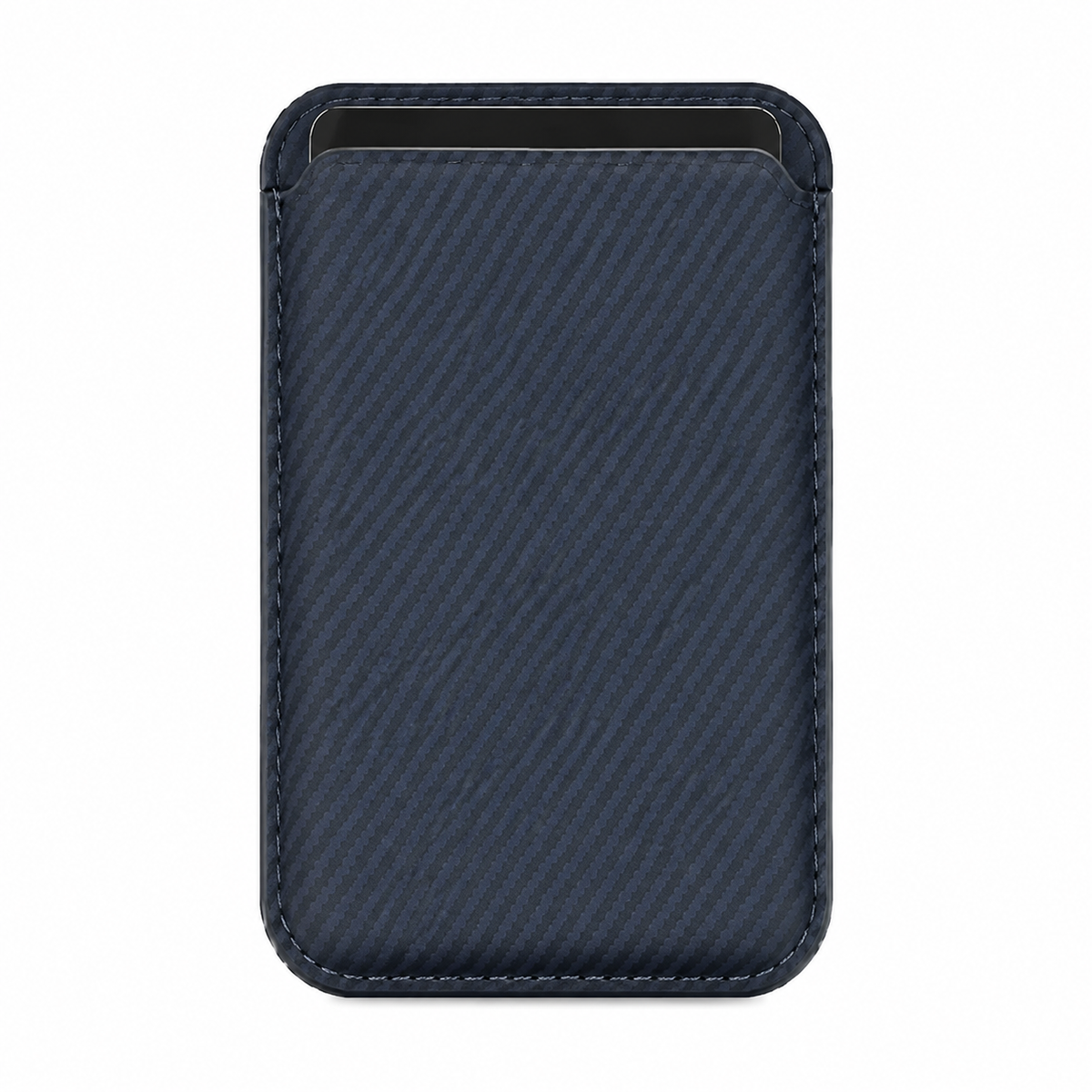 Premium MagSafe Card Holder Wallet Carbon Fiber Magnetic Slim Card Case Credit Card Holder Strong Magnetic Storage Compatible with iPhone