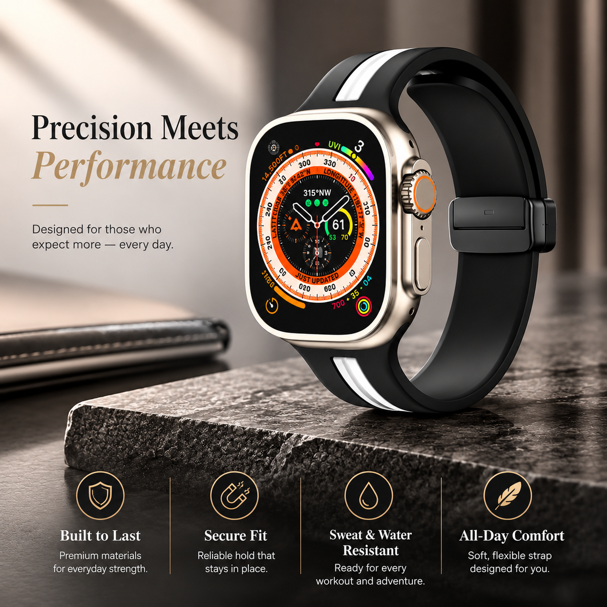 Premium Magnetic Car Phone Holder Strong Magnet Dashboard Air Vent Mount 360 Rotation GPS Stand Hands Free Smartphone Holder Compatible with iPhone