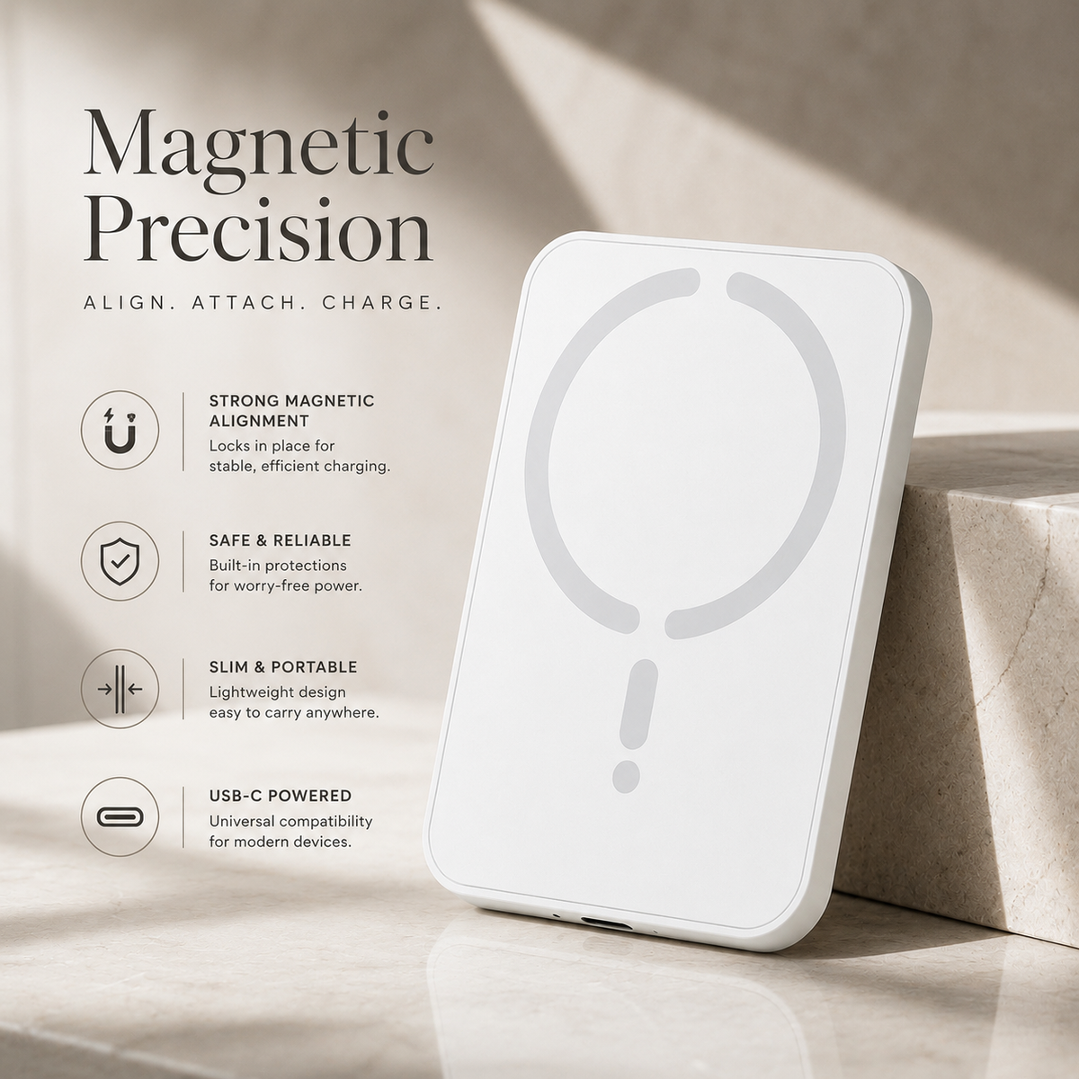 Premium Magnetic Car Wireless Charger Air Vent Phone Holder 100W Fast Charging MagSafe Compatible Wireless Charging Mount Stand Compatible with iPhone
