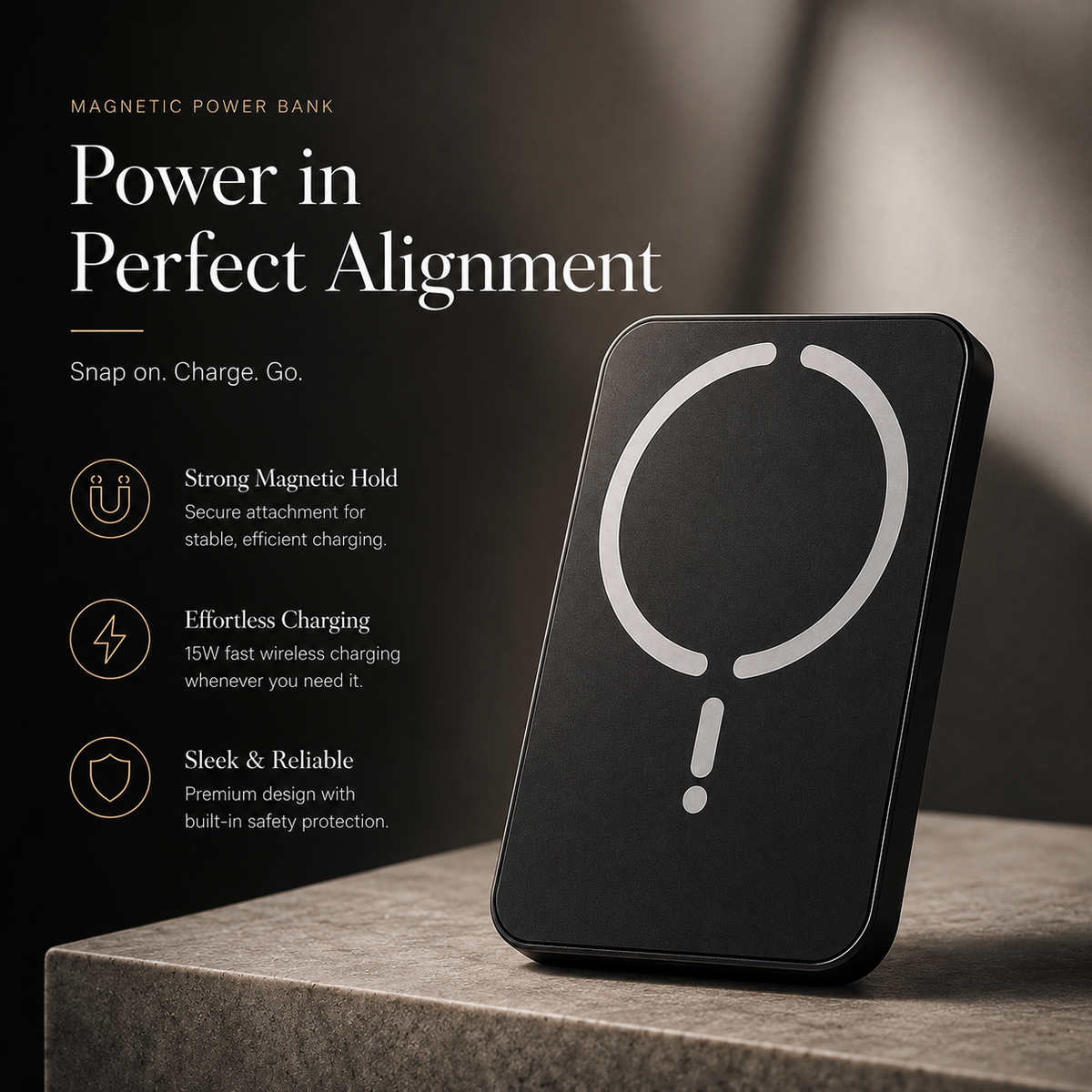 Premium Magnetic Car Wireless Charger Air Vent Phone Holder 100W Fast Charging MagSafe Compatible Wireless Charging Mount Stand Compatible with iPhone