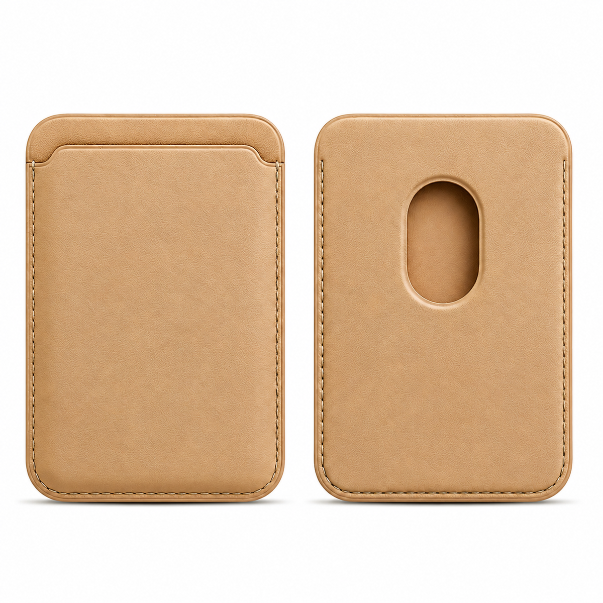 Premium Magnetic Leather Wallet MagSafe RFID Blocking Card Holder Slim Magnetic Card Case Anti Scratch Leather Wallet Compatible with iPhone Everyday