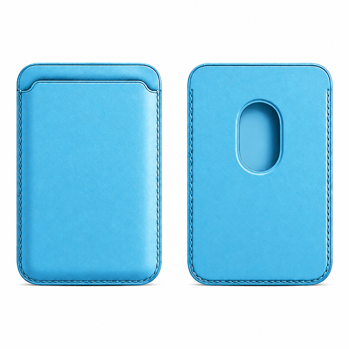 Premium Magnetic Leather Wallet MagSafe RFID Blocking Card Holder Slim Magnetic Card Case Anti Scratch Leather Wallet Compatible with iPhone Everyday