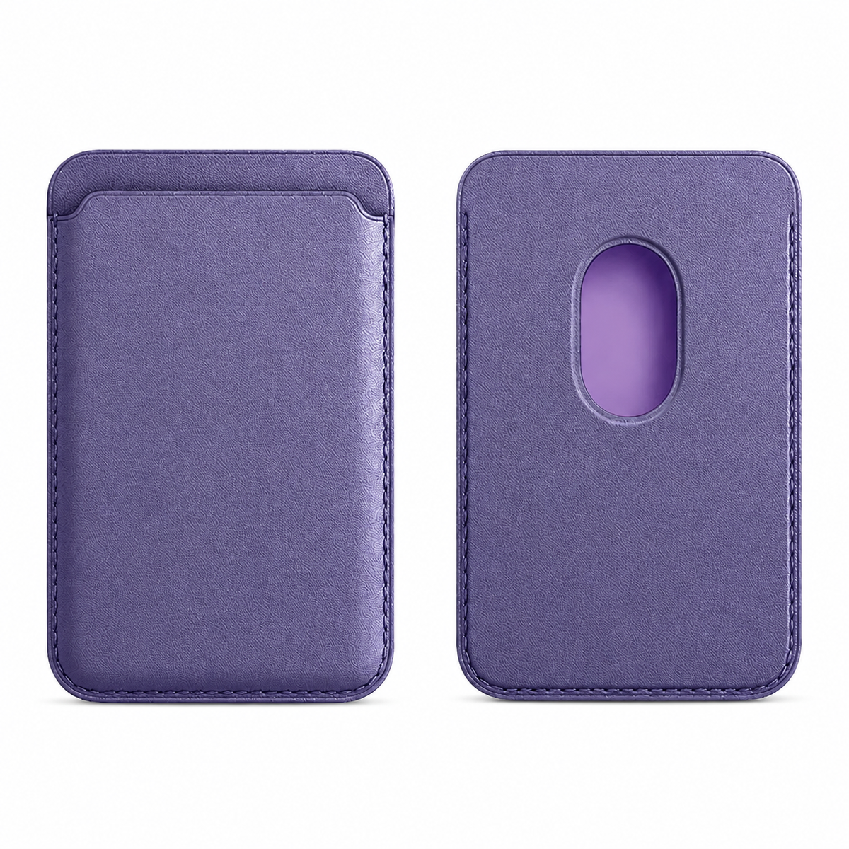 Premium Magnetic Leather Wallet MagSafe RFID Blocking Card Holder Slim Magnetic Card Case Anti Scratch Leather Wallet Compatible with iPhone Everyday