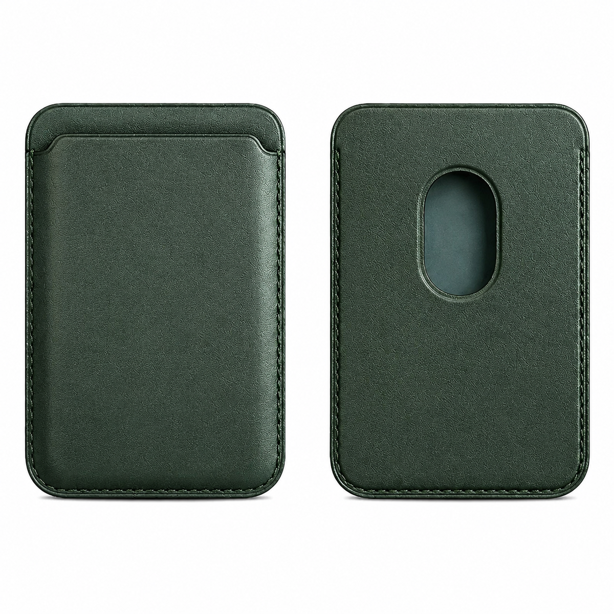 Premium Magnetic Leather Wallet MagSafe RFID Blocking Card Holder Slim Magnetic Card Case Anti Scratch Leather Wallet Compatible with iPhone Everyday