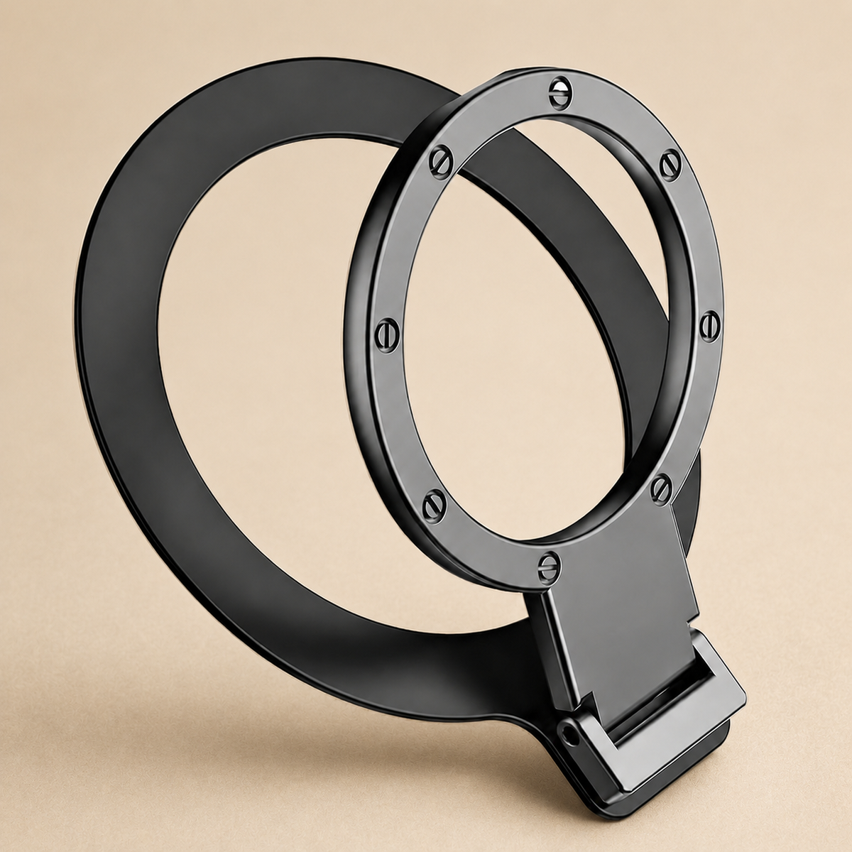 Premium Magnetic Phone Ring Holder for MagSafe 360 Rotating Grip Stand Detachable Foldable Finger Holder Kickstand Slim Compatible with iPhone Compact