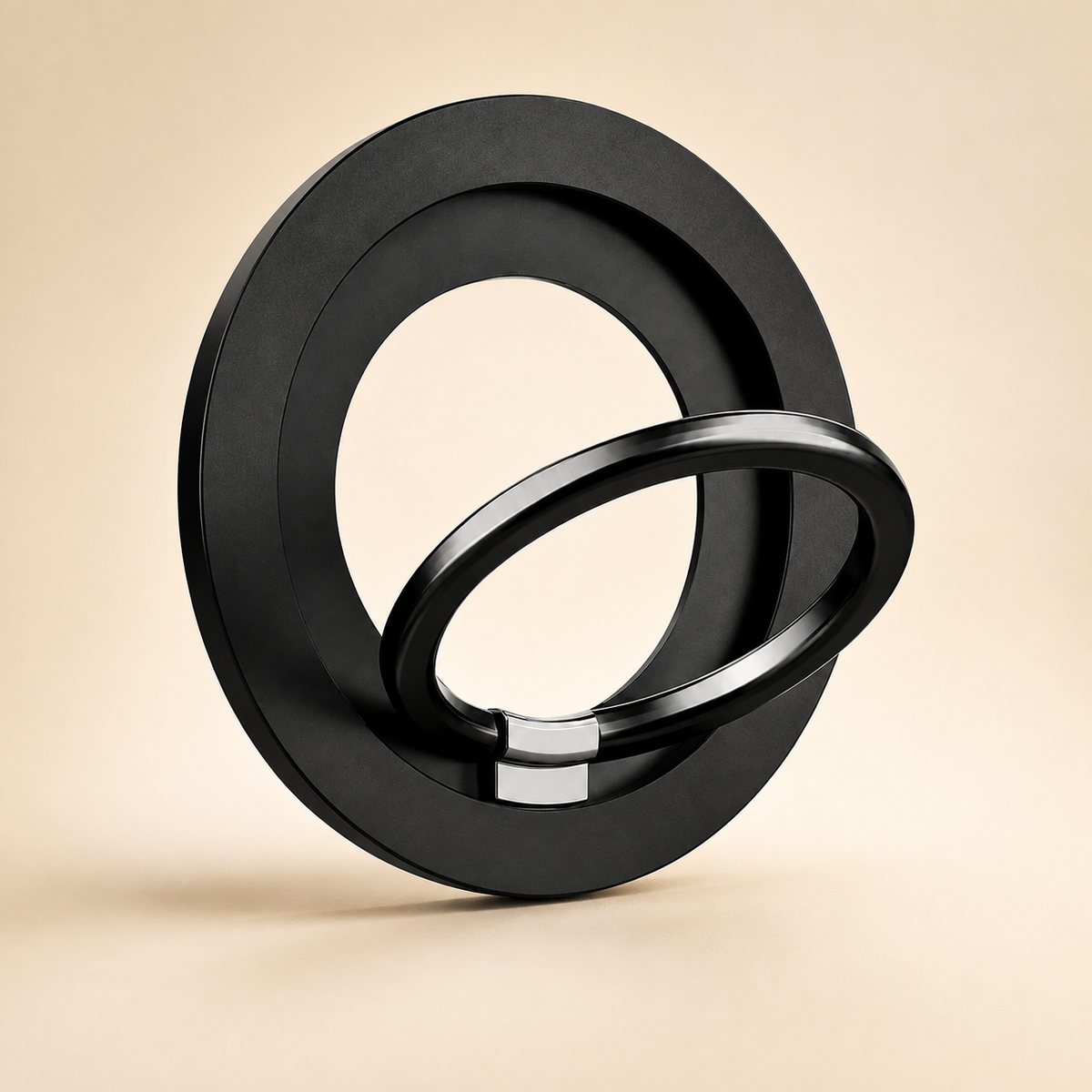 Premium Magnetic Phone Ring Holder for MagSafe 360 Rotating Grip Stand Detachable Foldable Finger Holder Kickstand Slim Compatible with iPhone Compact