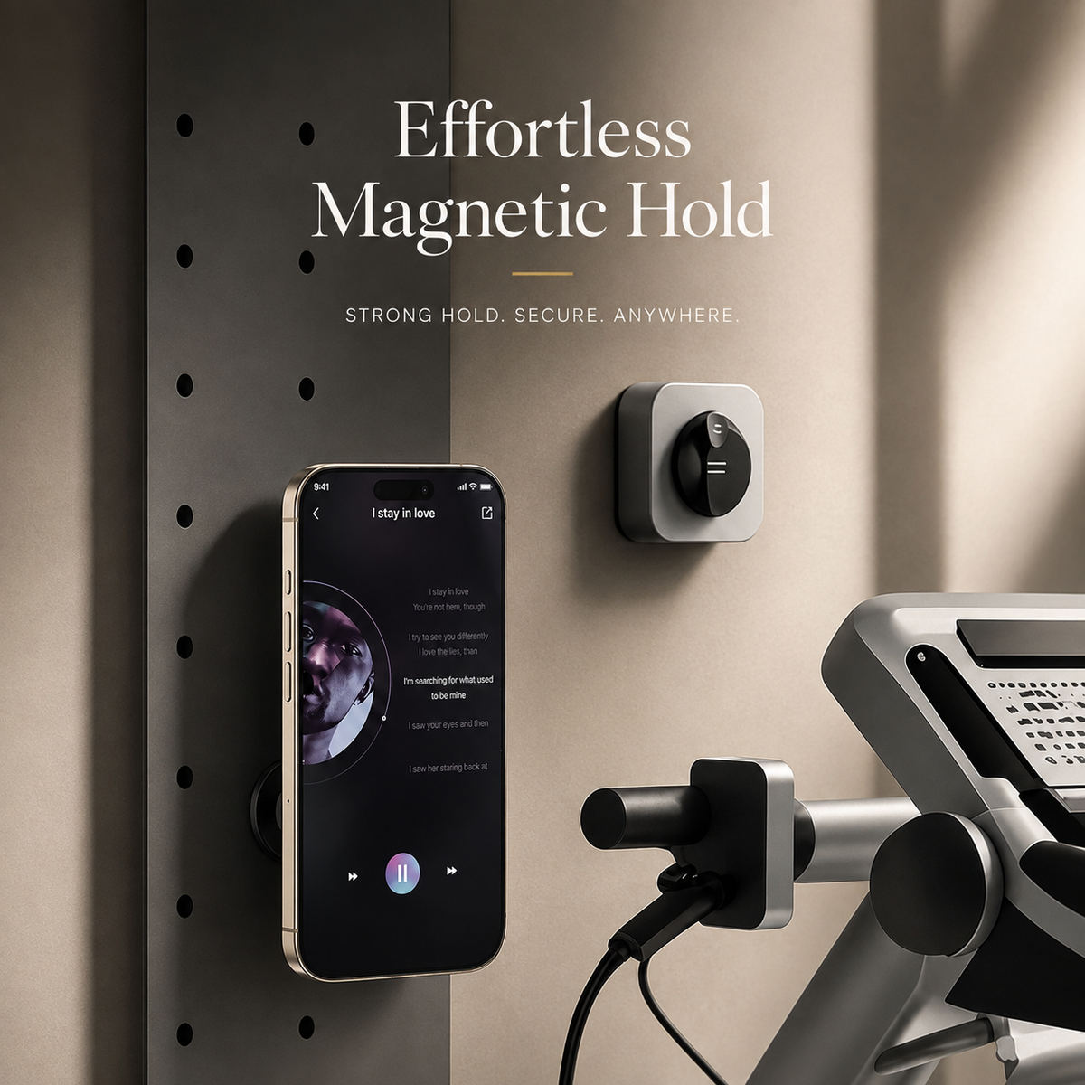 Premium Magnetic Ring Holder MagSafe Phone Grip Stand Double Sided Magnetic Finger Ring Holder Dual Magnet Kickstand Compatible with iPhone
