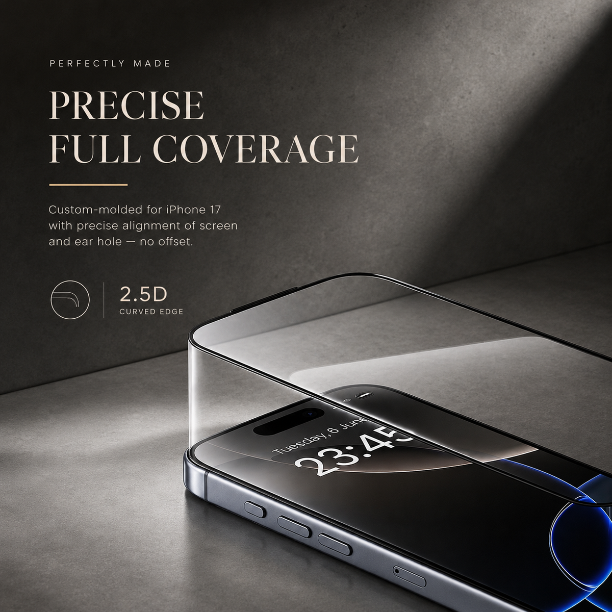 Premium Privacy Screen Protector Anti Spy Tempered Glass HD Display Fingerprint Resistant Scratch Resistant Shatter Protection Compatible with iPhone