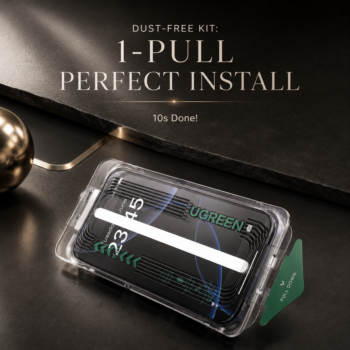 Premium Privacy Screen Protector Anti Spy Tempered Glass HD Display Fingerprint Resistant Scratch Resistant Shatter Protection Compatible with iPhone
