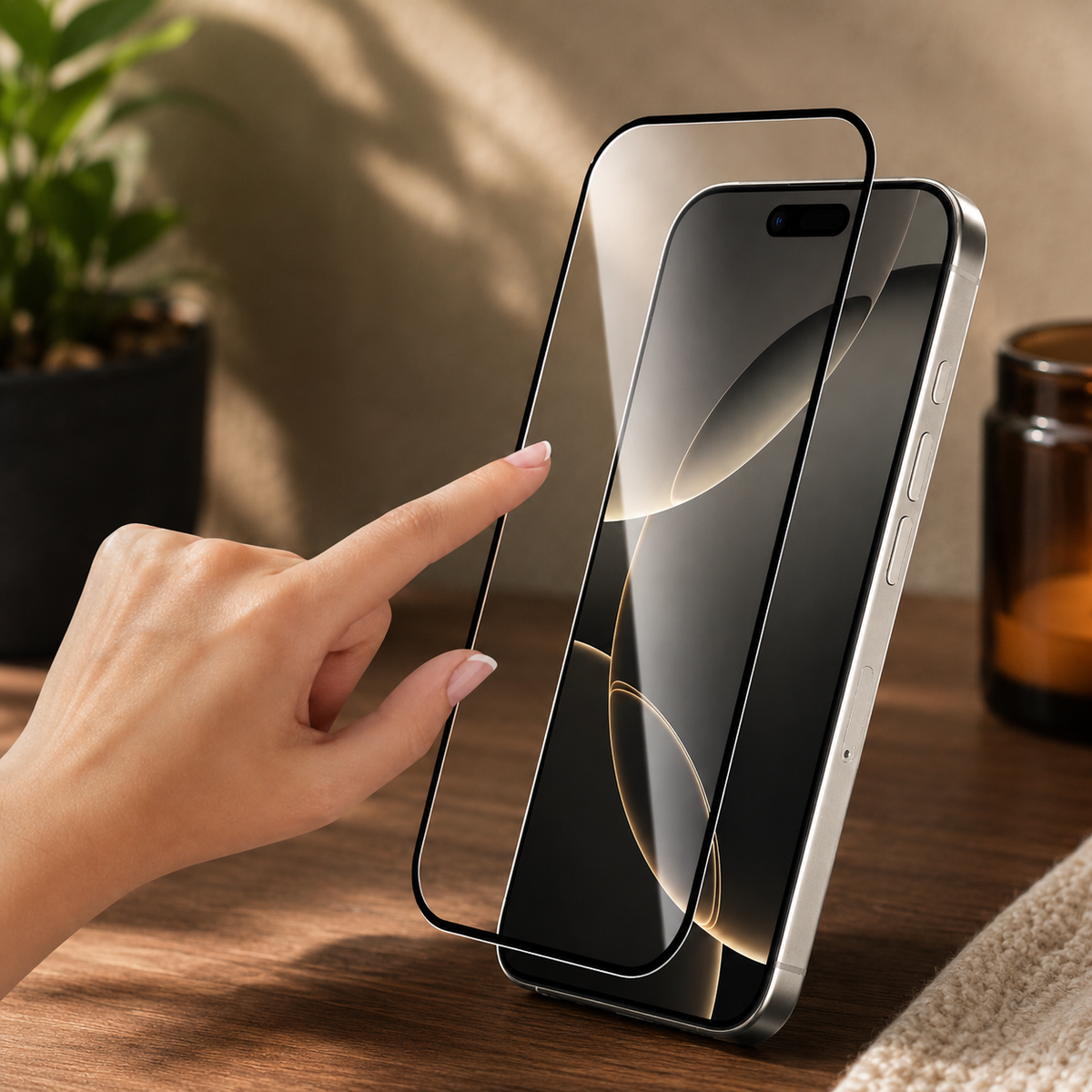 Premium Privacy Screen Protector Tempered Glass Anti Spy HD Full Coverage Oleophobic Anti Fingerprint Scratch Resistant Compatible with iPhone