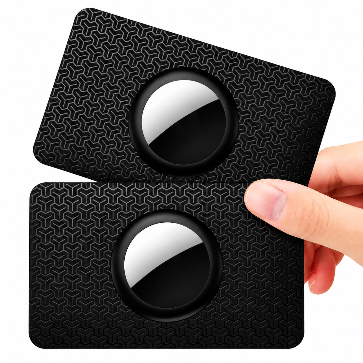 Premium Slim AirTag Wallet Case Ultra Thin Card Holder Protective Sleeve Durable ABS Anti Scratch Tracker Holder Compatible with AirTag