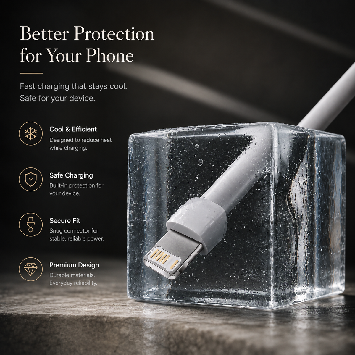 Premium USB C PD Fast Charging Cable 35W Data Sync Cord 2.4A Fast Charge TPE TPU Durable Cable Reliable Power Transfer Compatible with iPhone