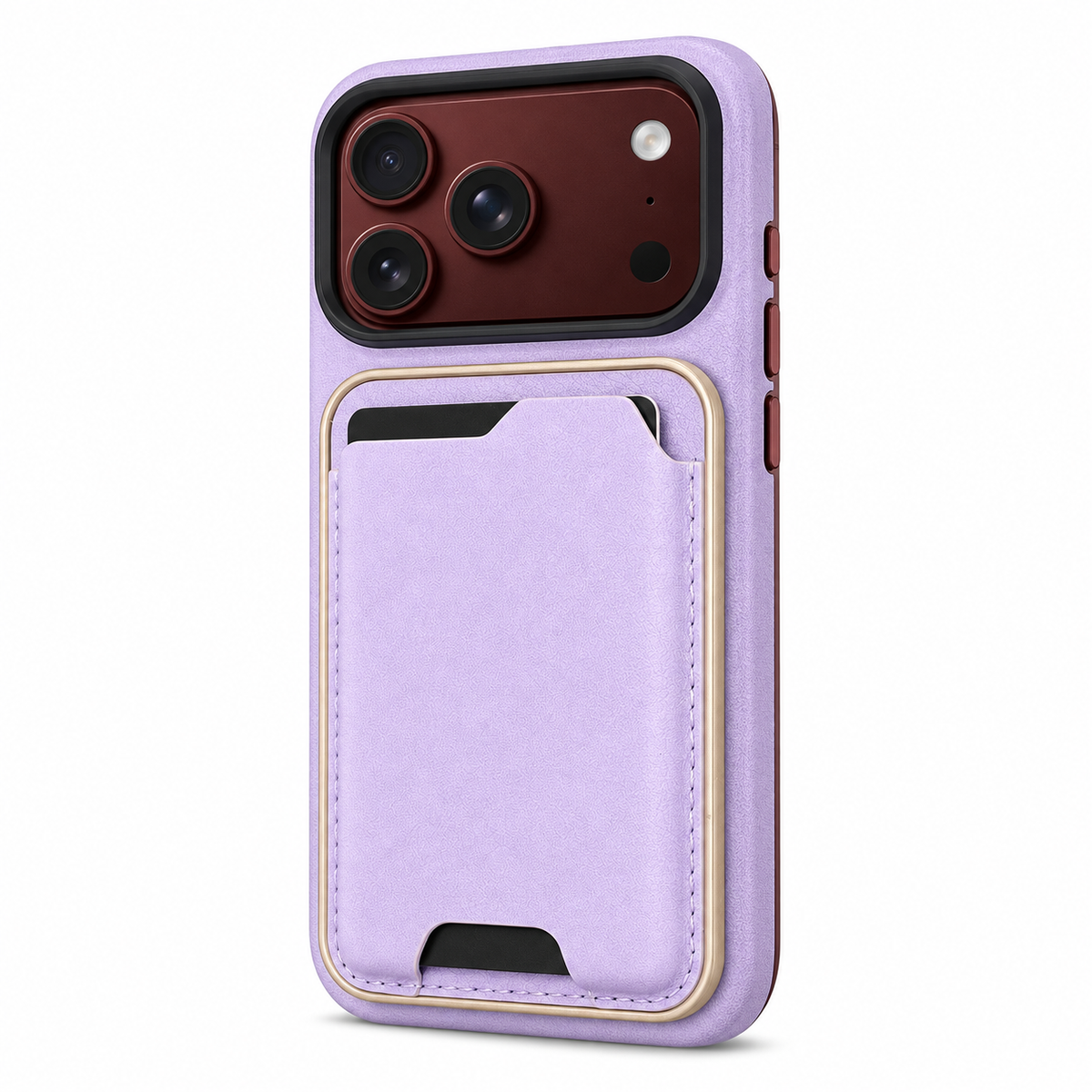 Premium iPhone Case 2 in 1 Detachable Card Holder MagSafe Magnetic Leather Foldable Shockproof Slim Wallet Comfortable Grip Protective Cover Case