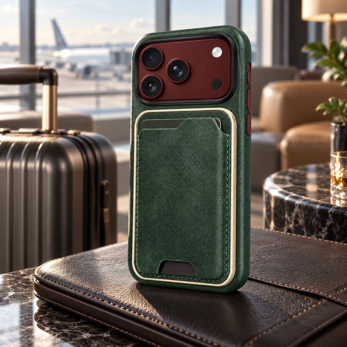 Premium iPhone Case 2 in 1 Detachable Card Holder MagSafe Magnetic Leather Foldable Shockproof Slim Wallet Comfortable Grip Protective Cover Case