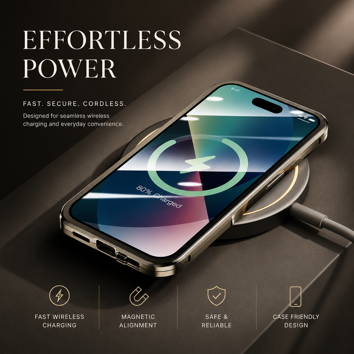 Premium iPhone Case 360 Full Protection Magnetic Glass Cover Aluminum Alloy Frame Shockproof Anti Scratch Bumper Full Coverage Camera Lens Guard Slim Design