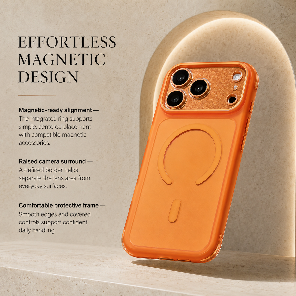 Premium iPhone Case Air Cushion Magnetic Clear Shockproof PC TPU Precision Cutout Anti Drop Transparent Slim Protective Bumper Phone Cover Case Design