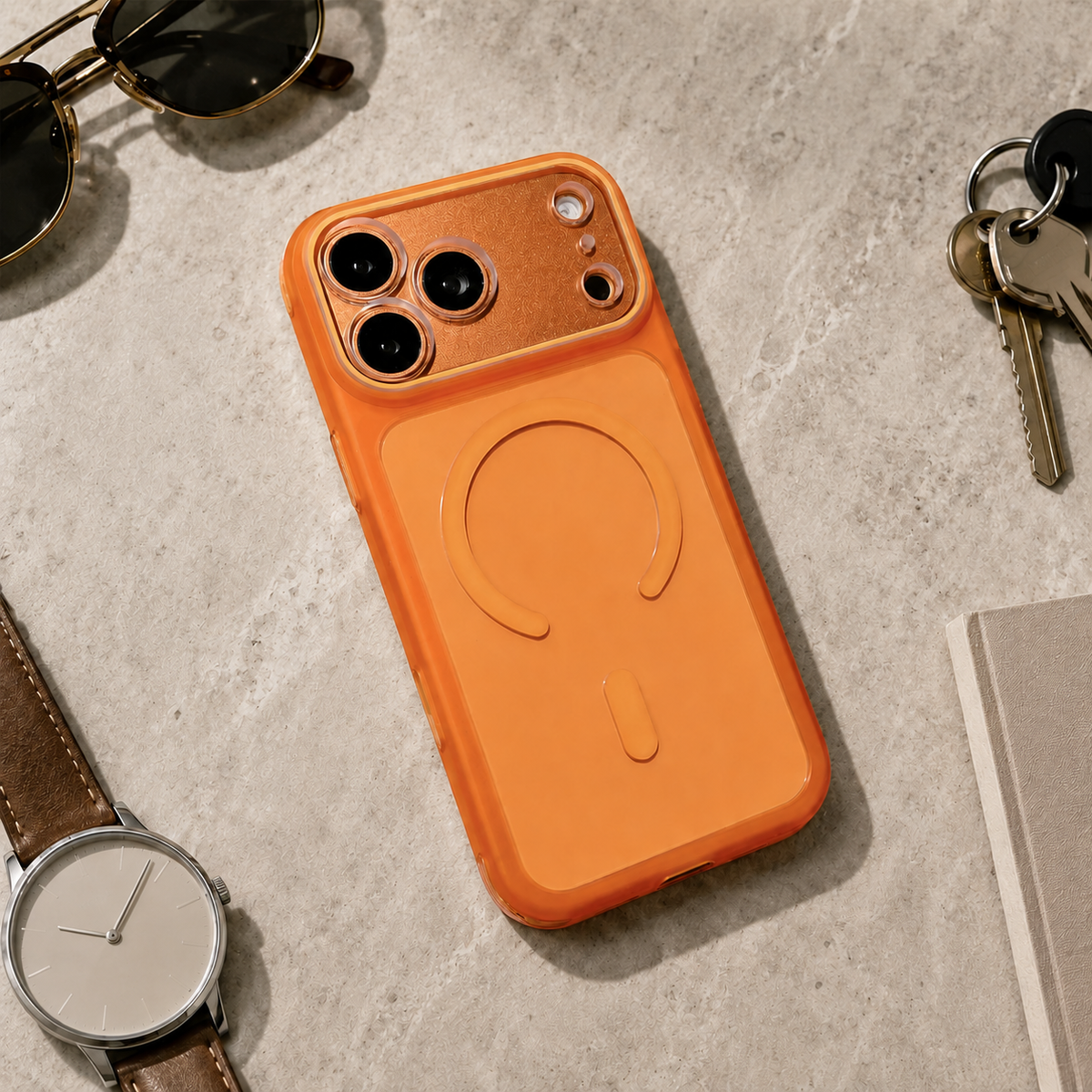 Premium iPhone Case Air Cushion Magnetic Clear Shockproof PC TPU Precision Cutout Anti Drop Transparent Slim Protective Bumper Phone Cover Case Design