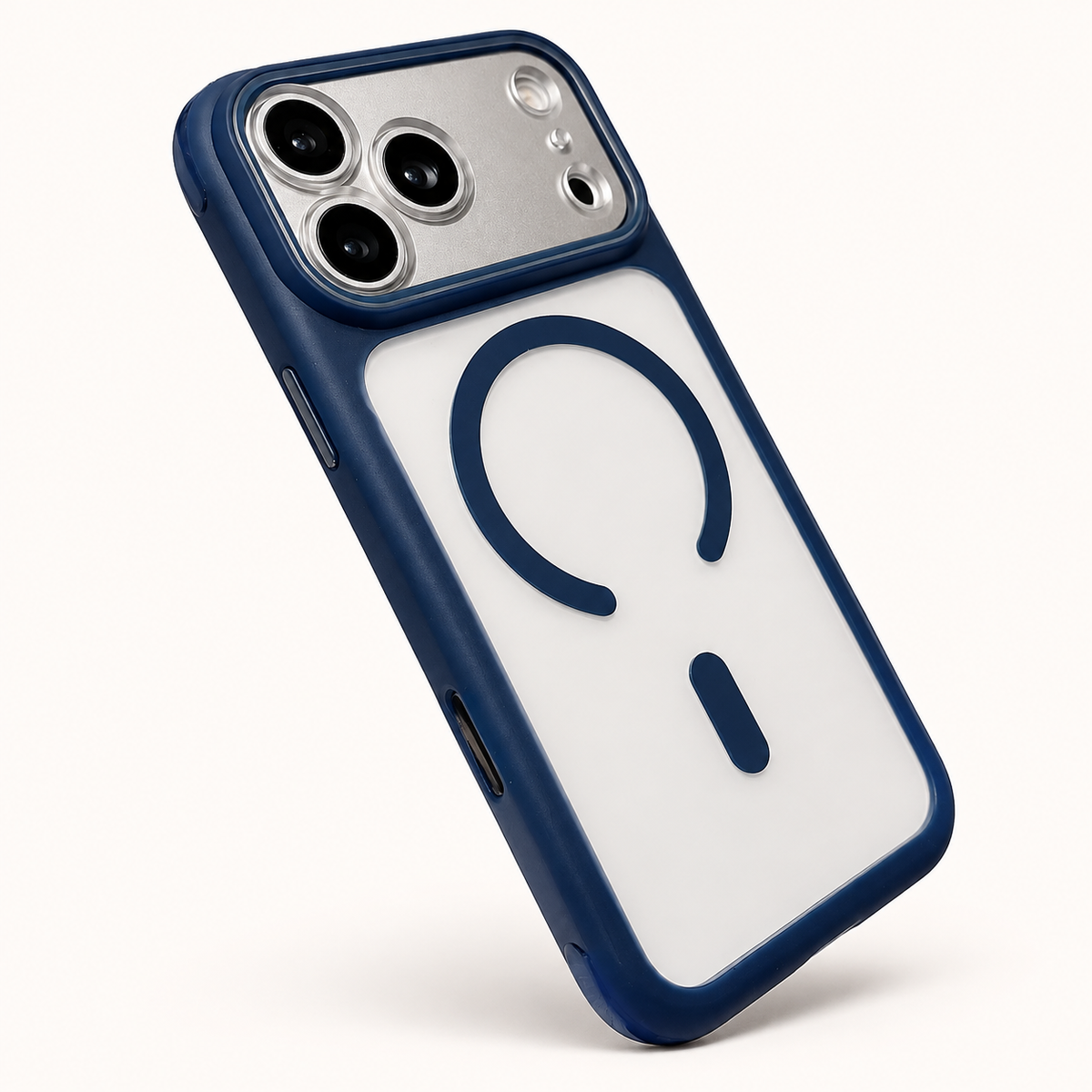 Premium iPhone Case Air Cushion Magnetic Clear Shockproof PC TPU Precision Cutout Anti Drop Transparent Slim Protective Bumper Phone Cover Case Design