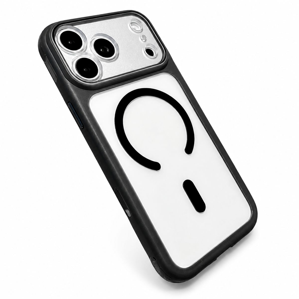 Premium iPhone Case Air Cushion Magnetic Clear Shockproof PC TPU Precision Cutout Anti Drop Transparent Slim Protective Bumper Phone Cover Case Design
