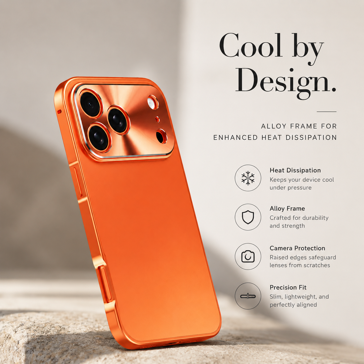 Premium iPhone Case All Aluminum Magnetic Frame Frosted PC Backplate Ultra Thin Shock Absorbing Protective Cover Camera Lens Guard Slim Durable Design