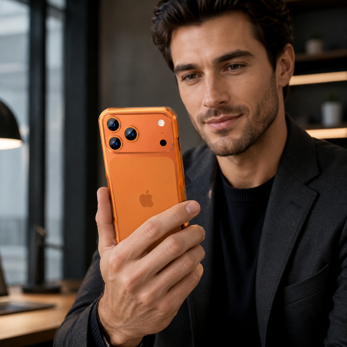 Premium iPhone Case Aluminum Alloy Metal Bumper Slim Backless Frame 4 Corner Shockproof Reinforced Edge Protection Lightweight Minimalist Cover Case